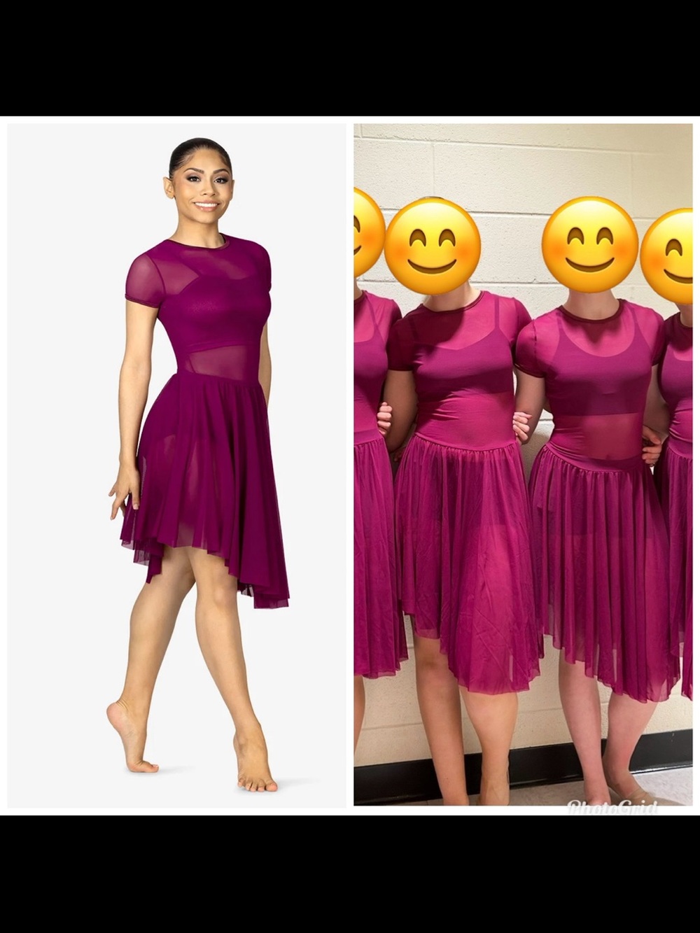 AS Weissman Women's Dance Dress - Magenta